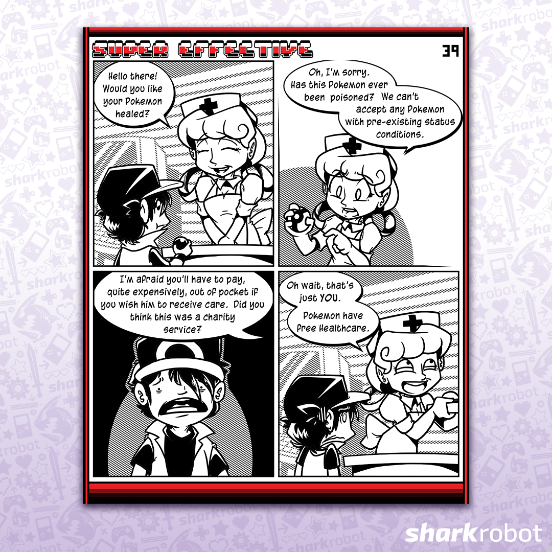 Super Effective Comic Print