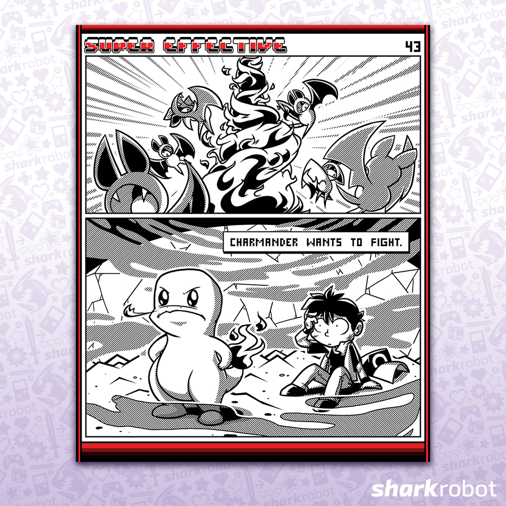 Super Effective Comic Print