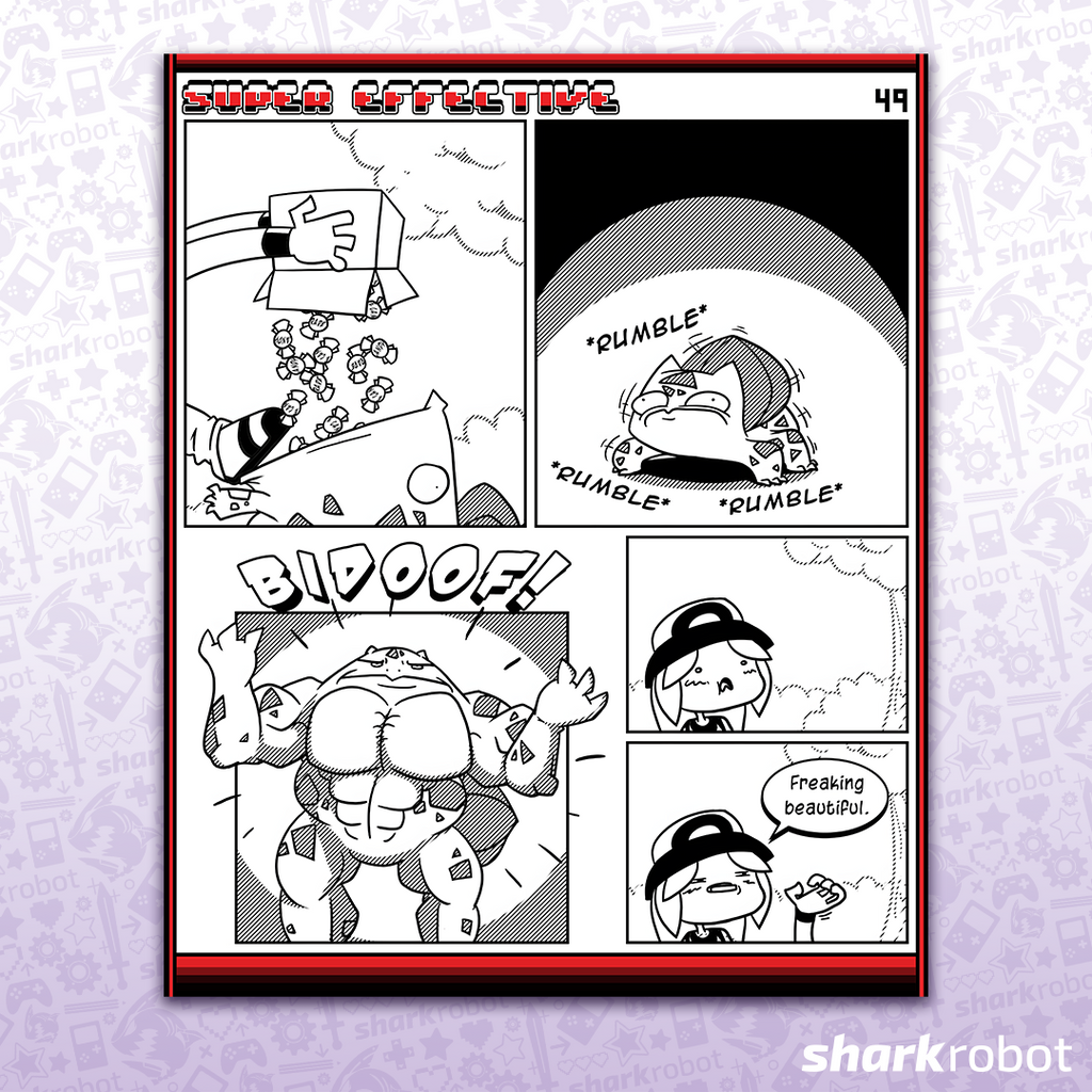 Super Effective Comic Print