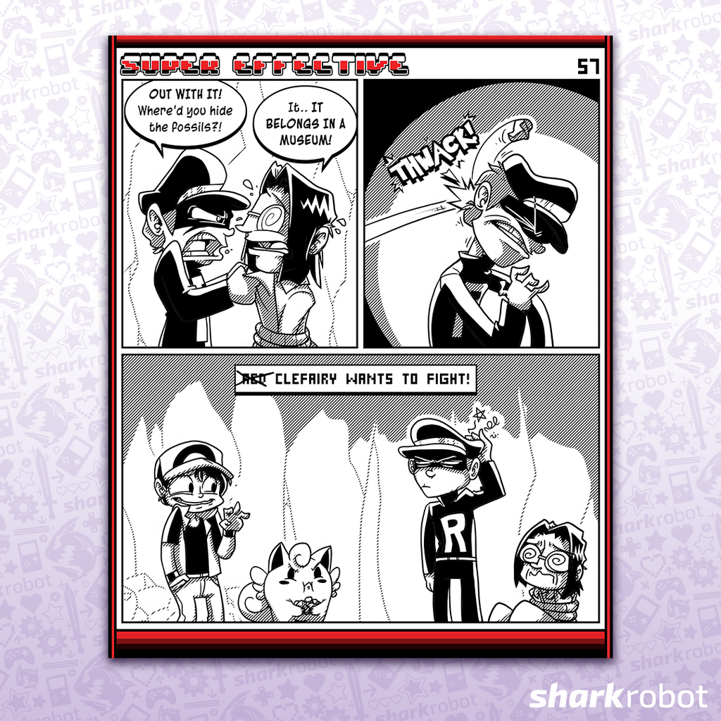 Super Effective Comic Print