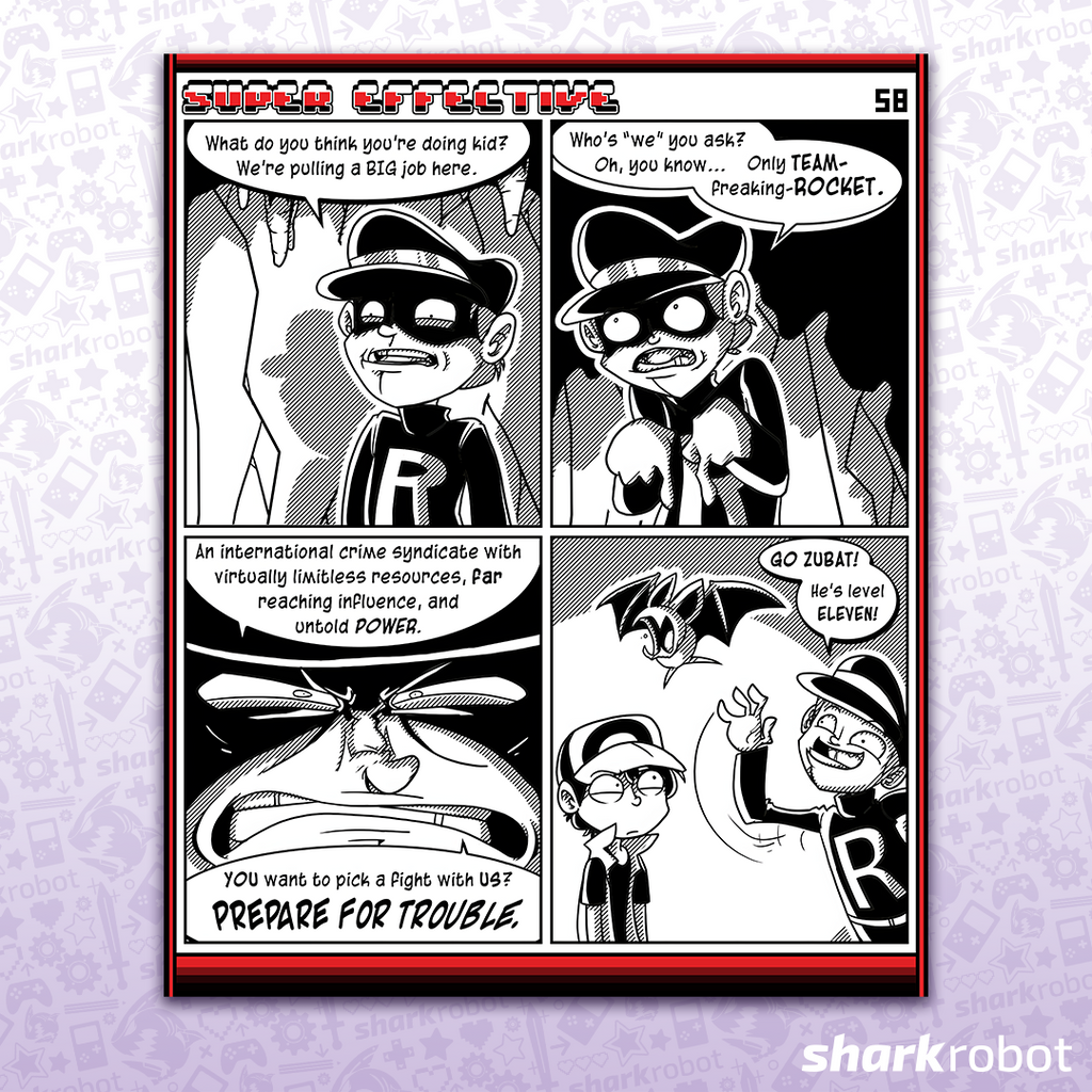 Super Effective Comic Print