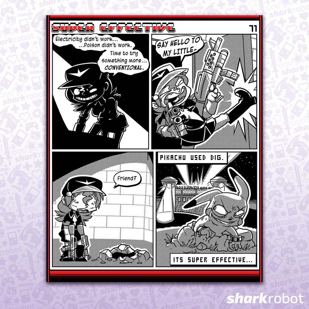 Super Effective Comic Print