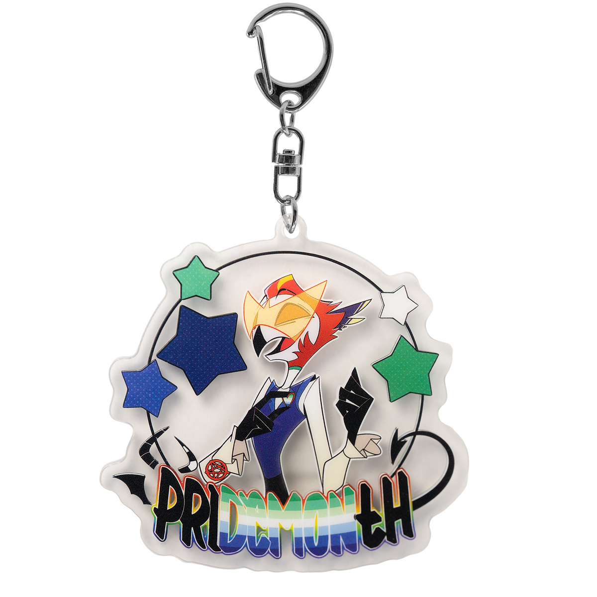Vassago - Pride 2025 Acrylic Keychain *LIMITED STOCK*