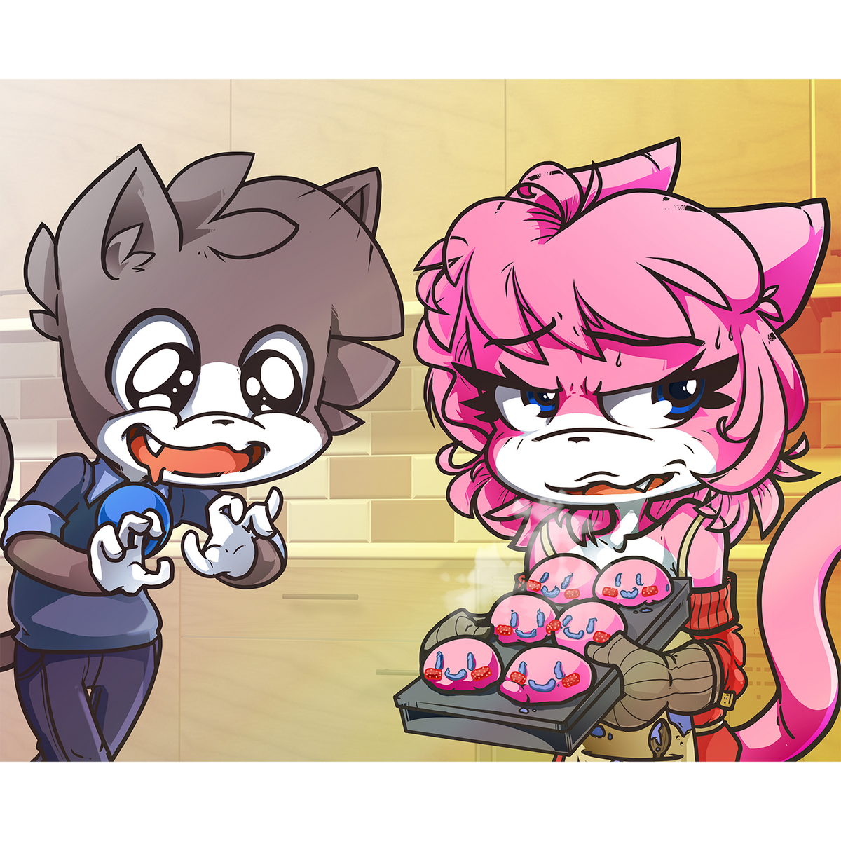 VGCats Baked Goods - Poster Print