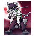 Leo Swordsman - Poster Print