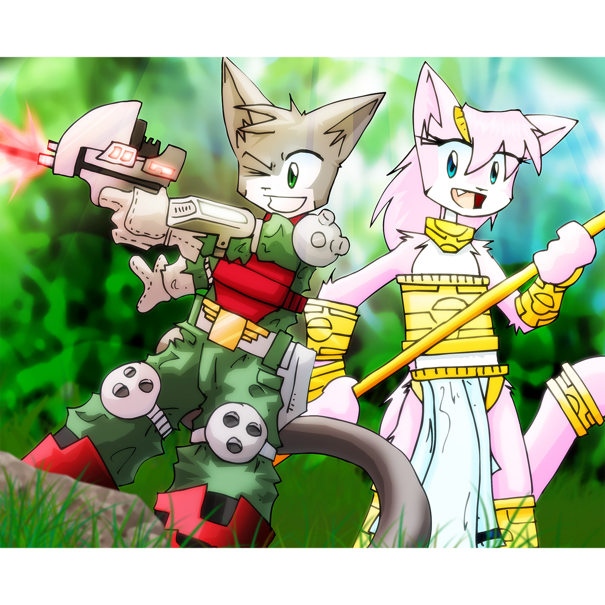 VG Cats Jungle Adventure - Poster Print