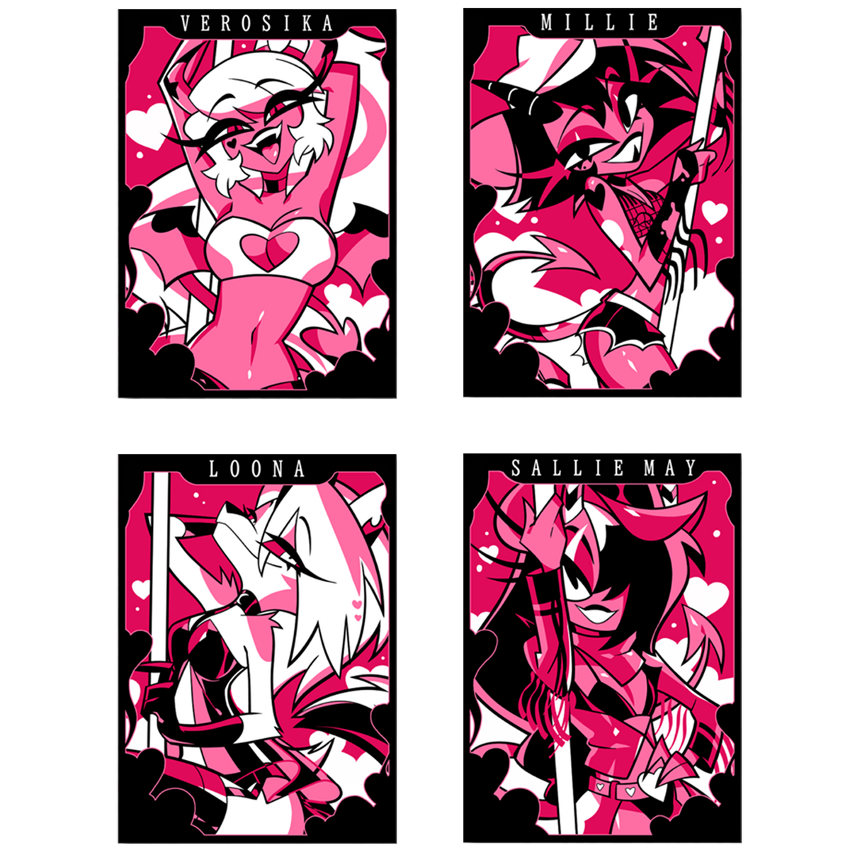 Helluva Boss Collectible Metal Cards - Valentines Wave 2 *LIMITED STOCK*