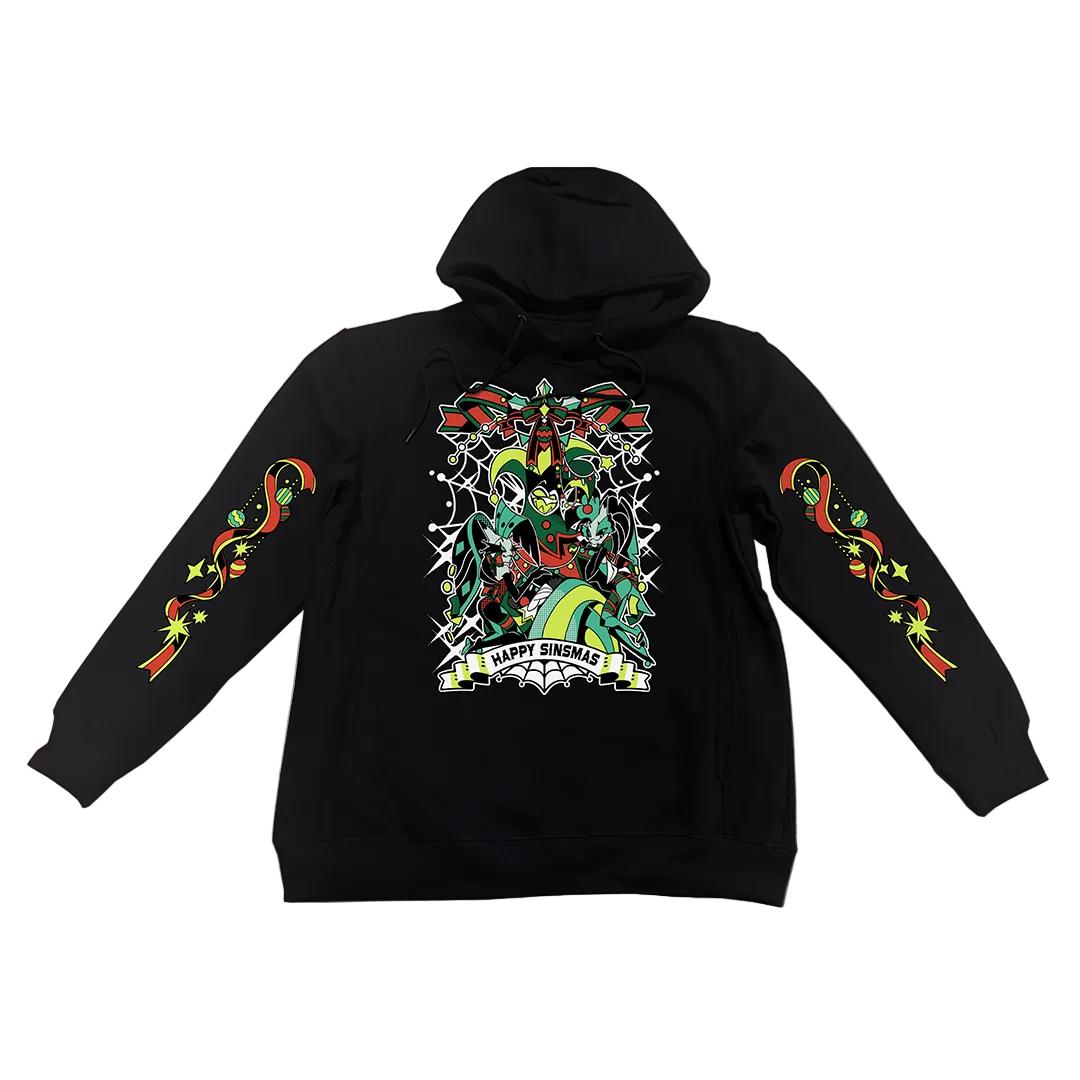 Pullover Hoodie - Sinsmas 2024 - Mammon + Glitz + Glam w/Printed Sleeves *LIMITED STOCK*