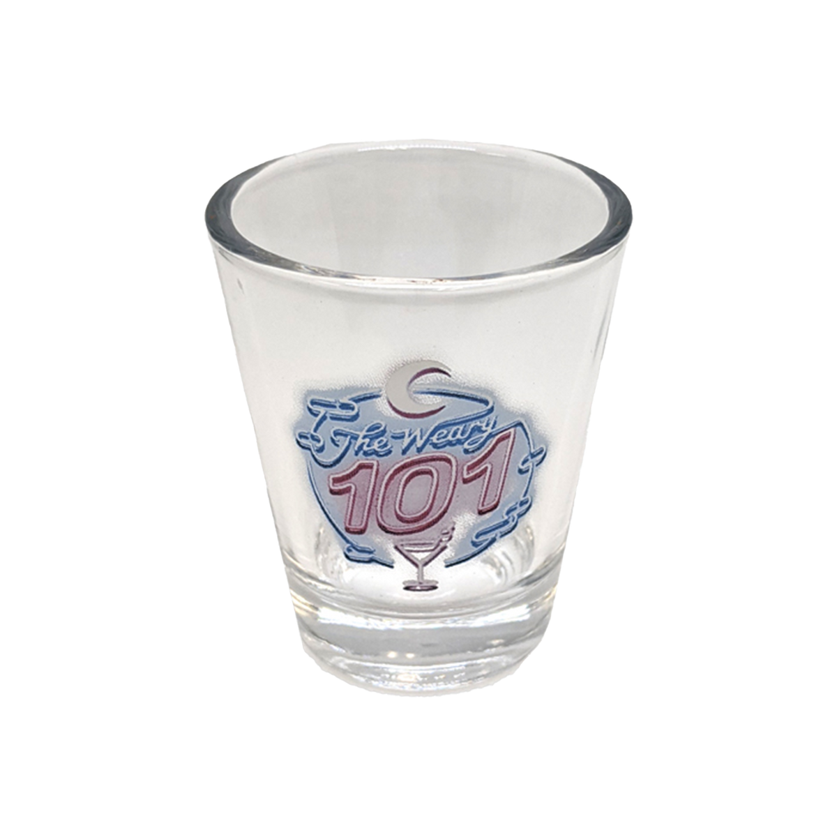 Weary 101 Shot Glass