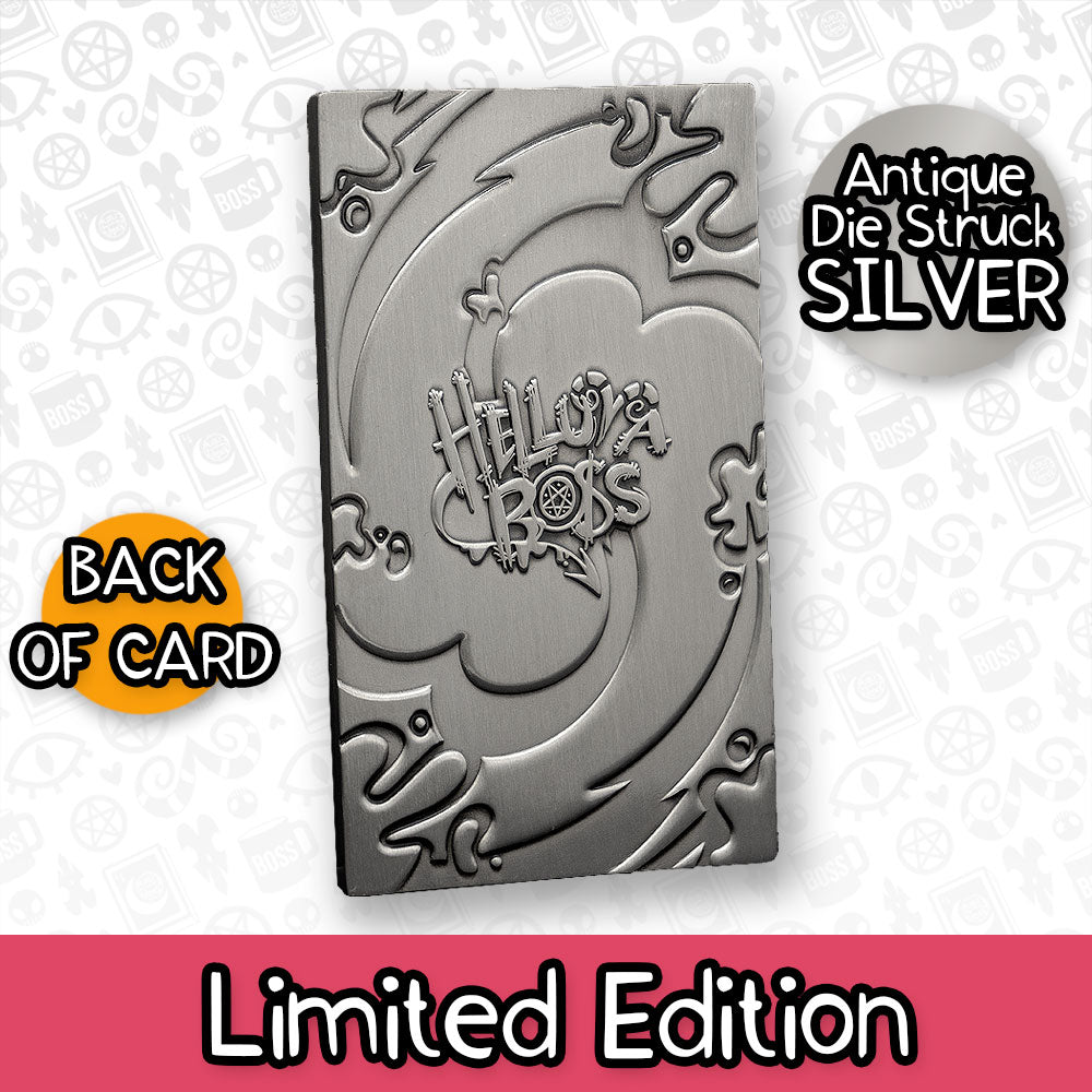 Fizzarolli Silver Plated Metal Collectible Card *CLEARANCE*