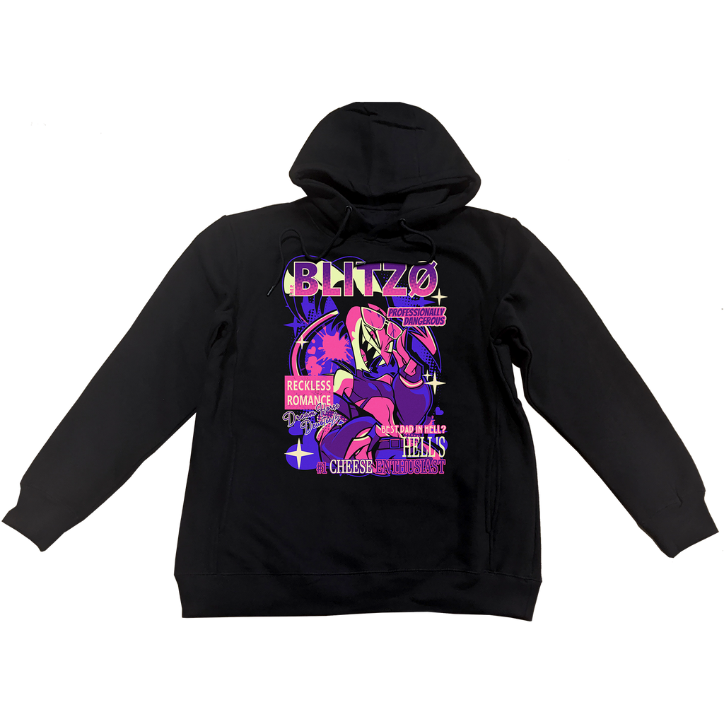 Pullover Hoodie - Blitz - From Helluva Boss with Love *LIMITED STOCK*