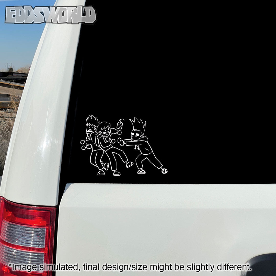 Eddsworld Vinyl Car Decal