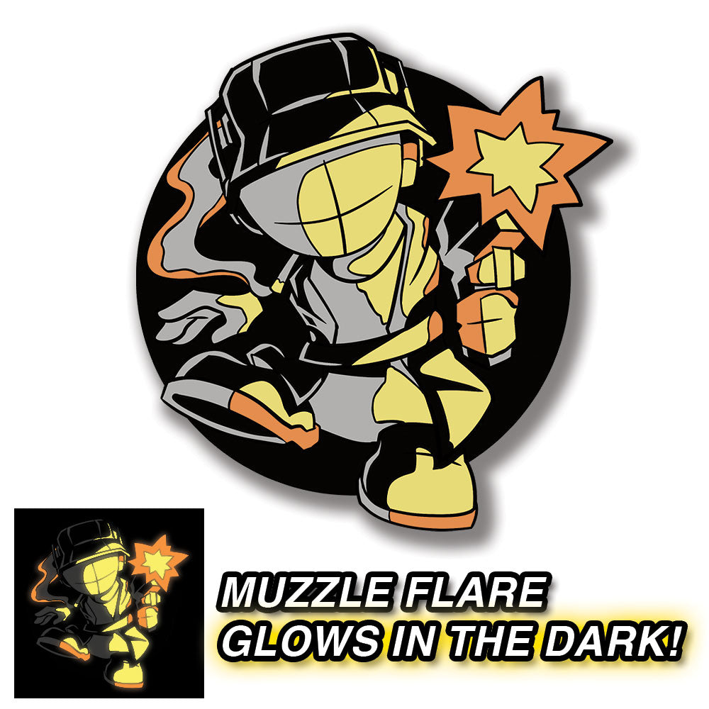Deimos - Night Watch Pin GLOWS IN THE DARK *LIMITED STOCK*