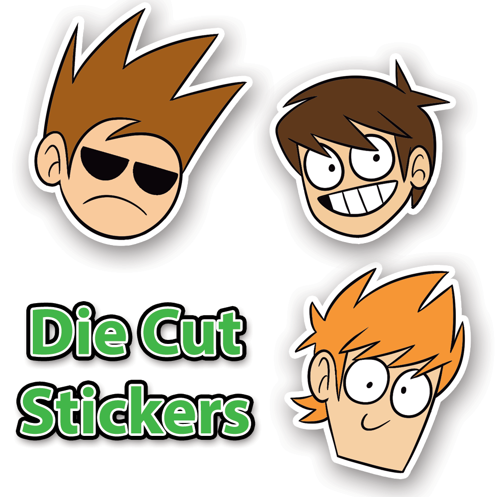 Eddsworld Heads Sticker Set