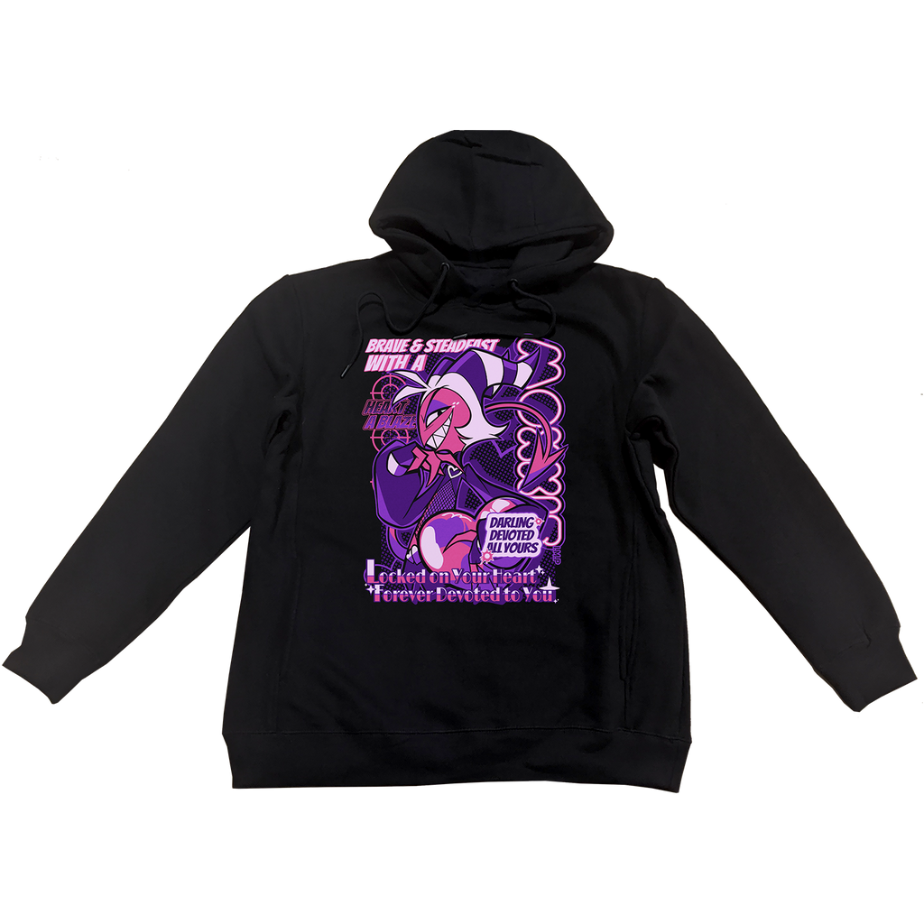 Pullover Hoodie - Moxxie - From Helluva Boss with Love *LAST ONE*