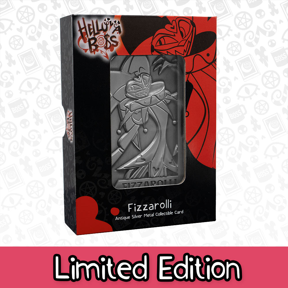 Fizzarolli Silver Plated Metal Collectible Card *CLEARANCE*
