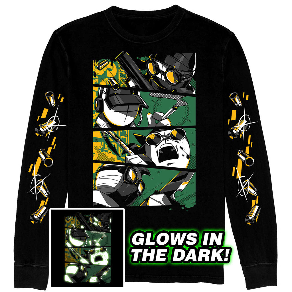 Long Sleeve T-Shirt - Eyes of Madness - GLOWS IN THE DARK Night Watch Variant *PRE-ORDER*