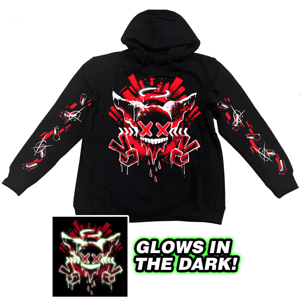Pullover Hoodie - Tricky Squad - GLOWS IN THE DARK *PRE-ORDER*