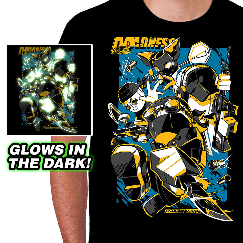 Madness Action - GLOWS IN THE DARK Night Watch Variant T-Shirt *PRE-ORDER*