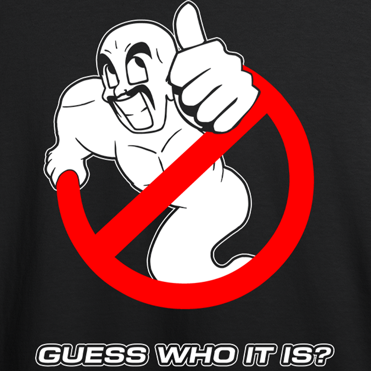Guess Who It Is? T-shirt (GLOWS IN THE DARK)