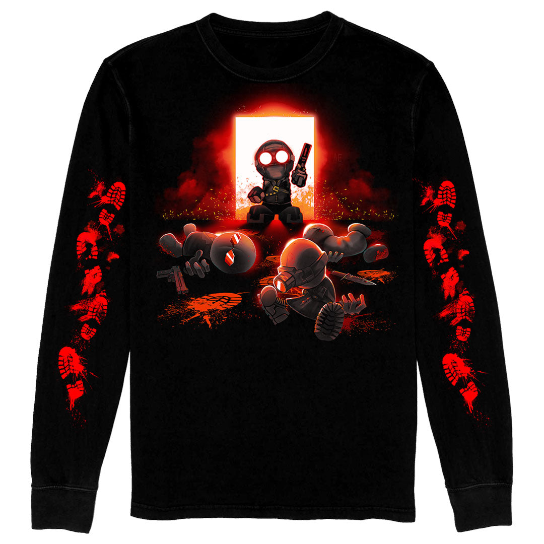 Long Sleeve Shirt - Hank's Job Is Done w/Printed Sleeves *LAST CHANCE*