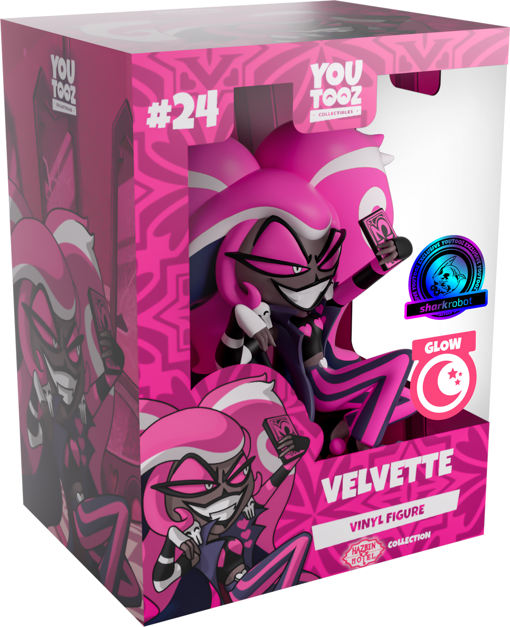 Hazbin Hotel x Youtooz - Glow in the Dark Velvette Vinyl Figure *LIMITED STOCK*