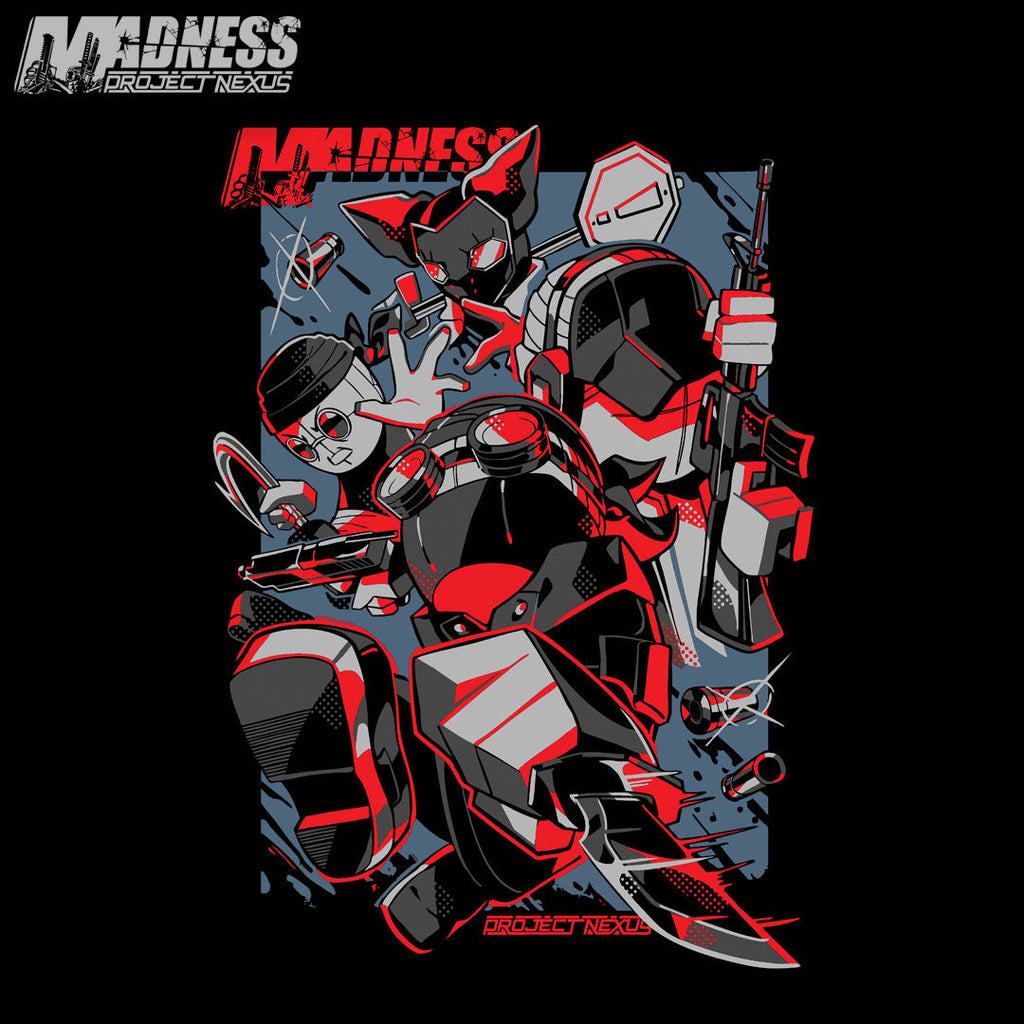 Long Sleeve Shirt - Madness Action w/Printed Sleeves  *LAST CHANCE*