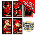 MADNESS: Project Nexus - Metal Card Set Series 1 Wave 1 Gold *LAST CHANCE*
