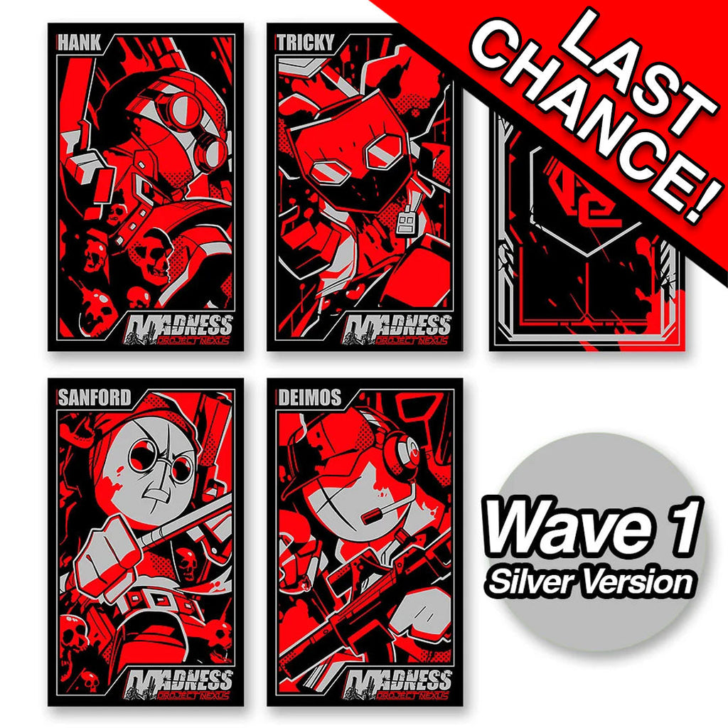 MADNESS: Project Nexus - Metal Card Set Series 1 Wave 1 Silver *LAST CHANCE*
