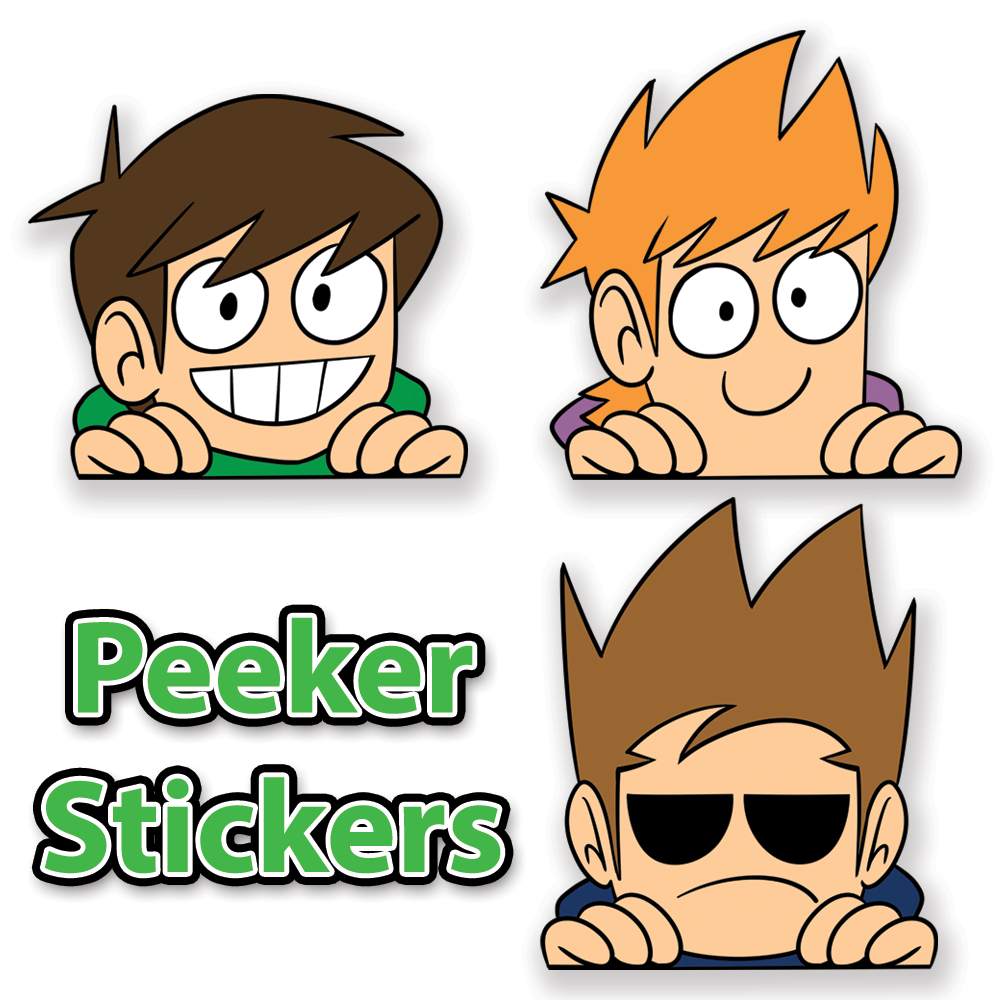 Eddsworld Peek Sticker Set