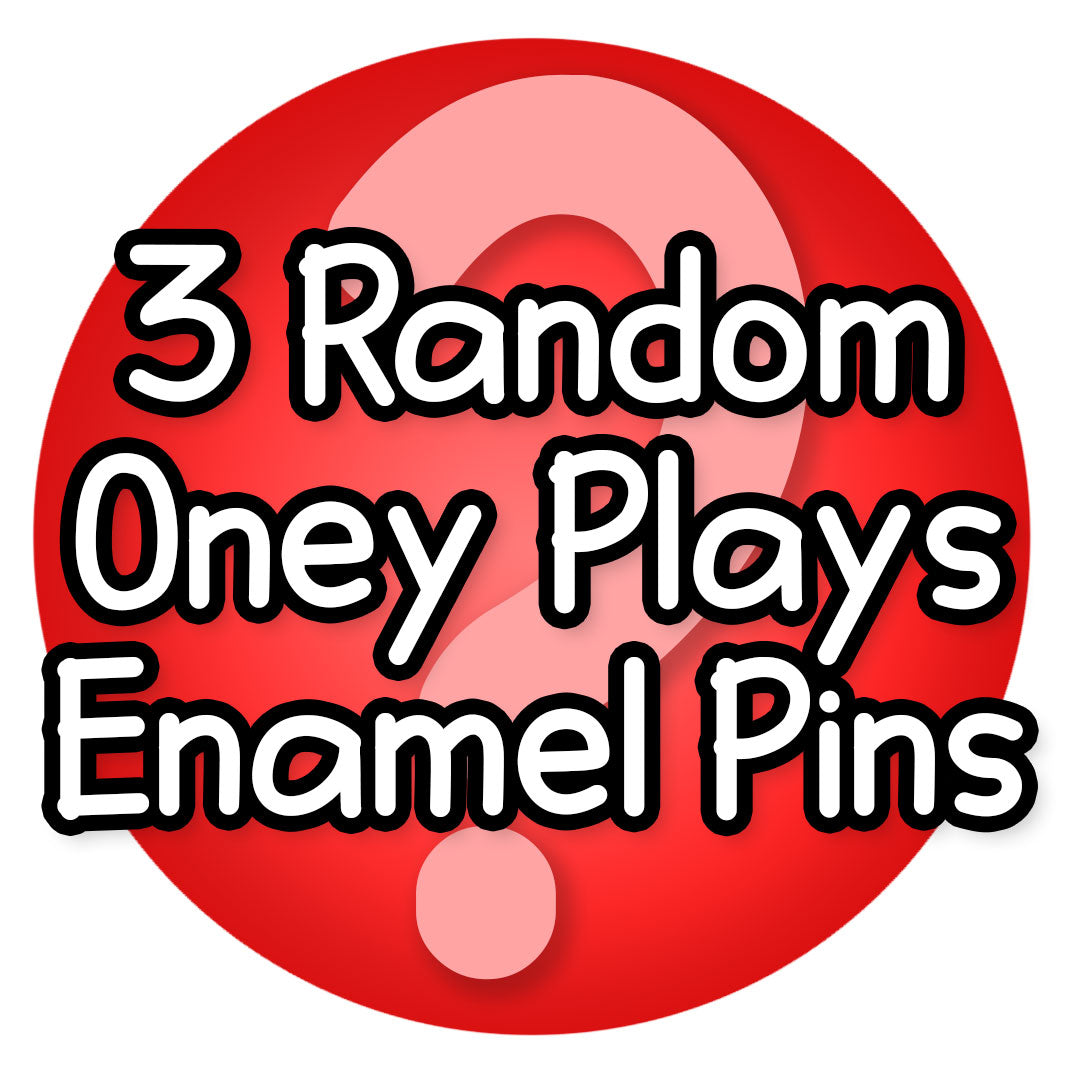THREE RANDOM ONEY PLAYS ENAMEL PINS *LIMITED STOCK*