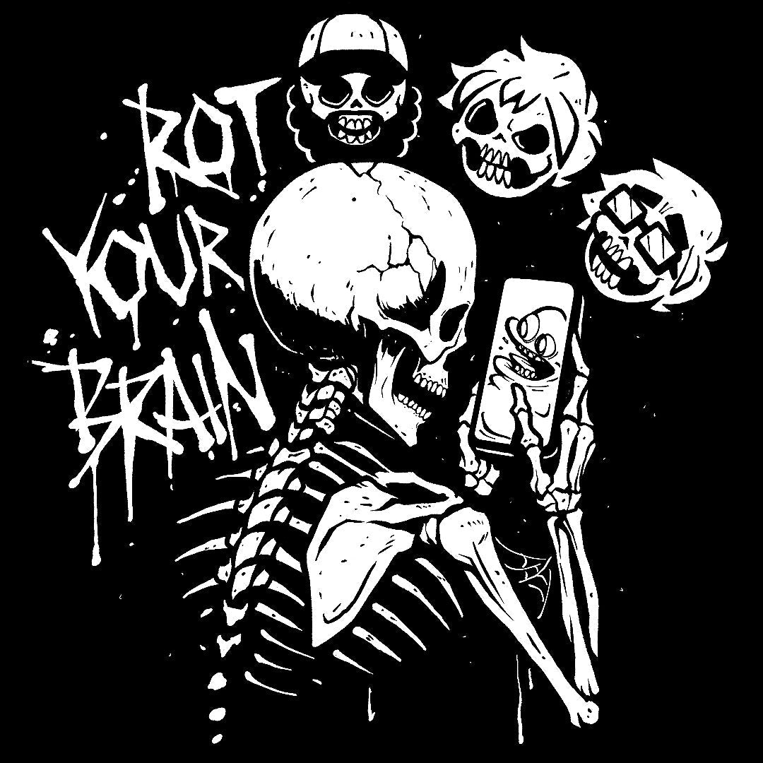 Long Sleeve T-Shirt - Rot your Brain *PRE-ORDER*