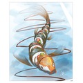 Sushi Fish - Poster Print